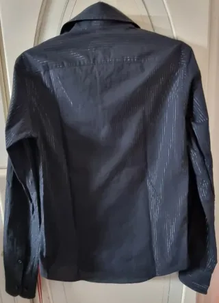 Camicia FRANCOL VI nera a righe