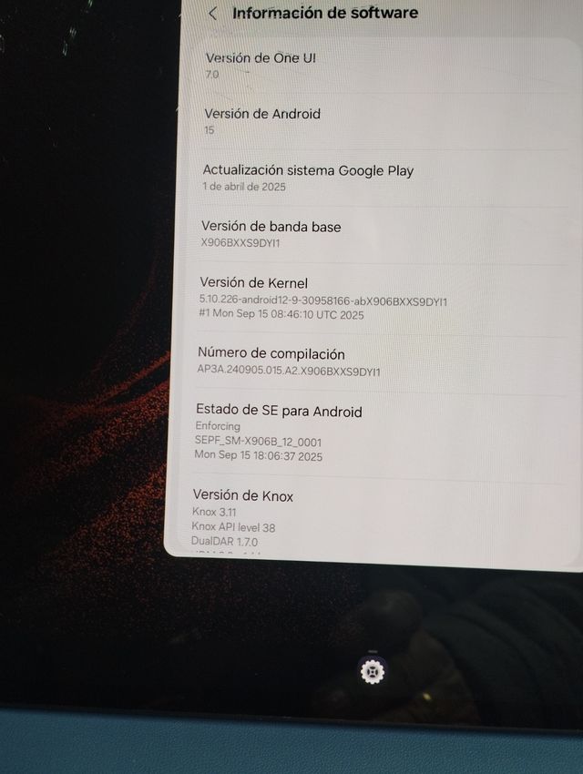 Samsung Galaxy Tab S8 Ultra 5G + Funda Azul