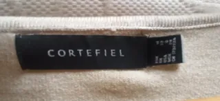 Jersey Cortefiel Rayas Beige y Marrón Talla M-L