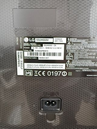 TV LG 55” 4k con WebOS