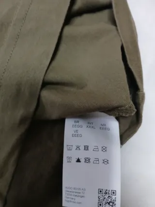 Camiseta Hugo Boss XXXL Verde Oliva