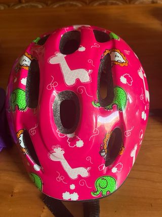 Patines infantiles Oxelo morado y rosa