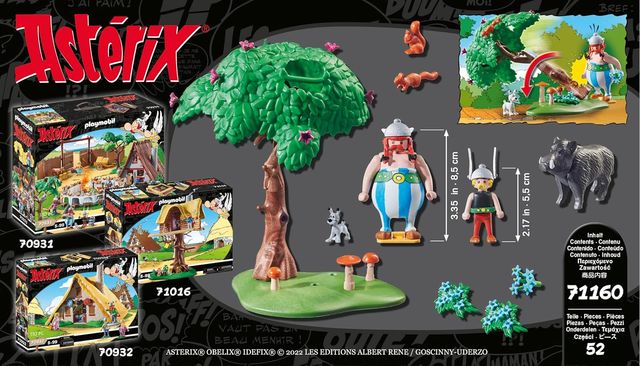 Playmobil 71160 Astérix Caza Jabalí