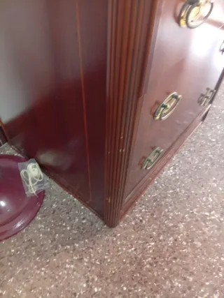 Mueble escritorio antiguo de madera