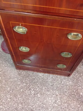 Mueble escritorio antiguo de madera