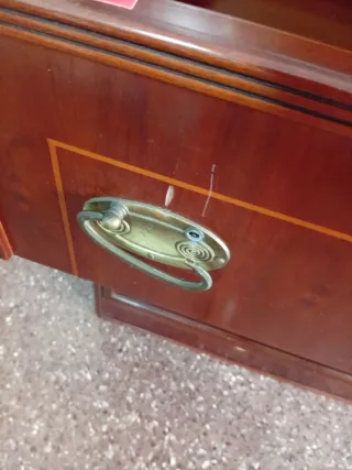 Mueble escritorio antiguo de madera