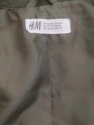 Chaqueta Bomber H&M Talla 8-10
