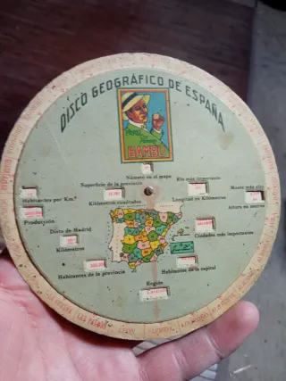 Disco Geográfico de España Antiguo