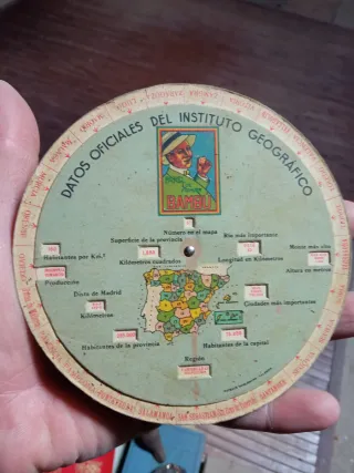 Disco Geográfico de España Antiguo