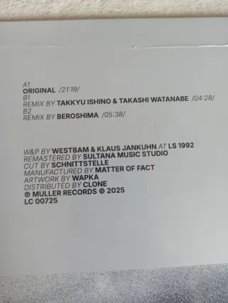 Westbam - Endlos (12")