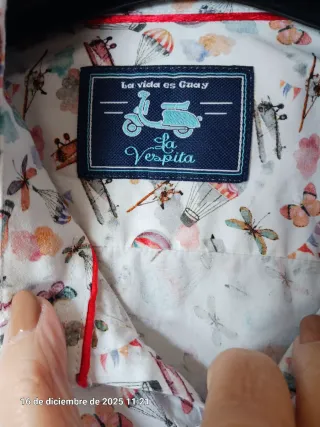 Camisa La Vespita Talla L/48