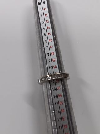 Anillo Oro Blanco 18k