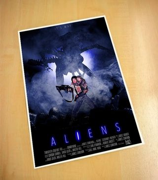 Póster de cine ALIENS