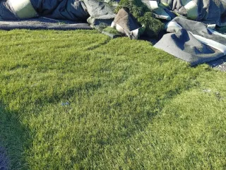 Césped artificial reciclado