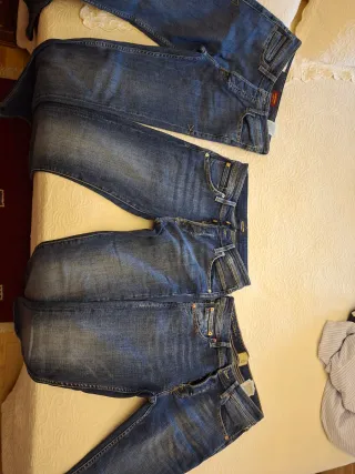 Pack 3 Vaqueros Jack & Jones Azules Nuevos