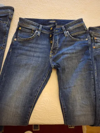 Pack 3 Vaqueros Jack & Jones Azules Nuevos