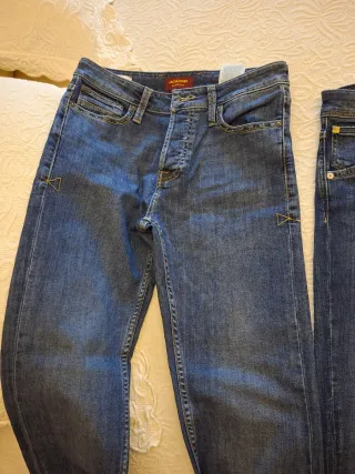 Pack 3 Vaqueros Jack & Jones Azules Nuevos