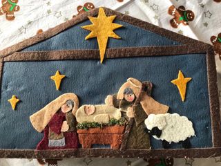 Presepe natalizio con scatola