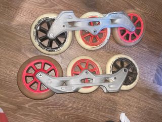 Guías Patines  3x125 trinity con Ruedas