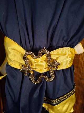 Disfraz Paje Real Azul/Rojo y Dorado