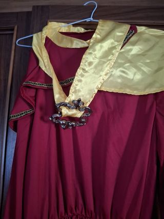 Disfraz Paje Real Azul/Rojo y Dorado