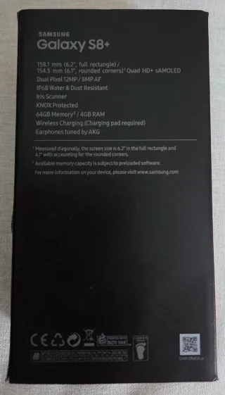 Samsung Galaxy S8+ in ottime condizioni