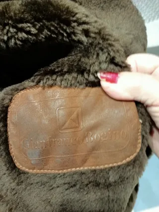 Chaquetón Piel Forro Entero Marrón Multicolor