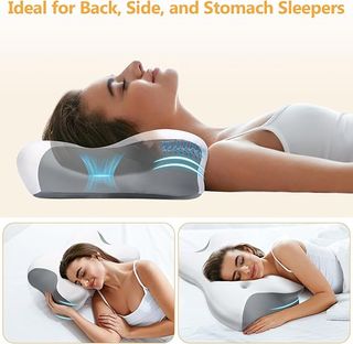 Almohada Viscoelástica para el Dolor de Cervicales