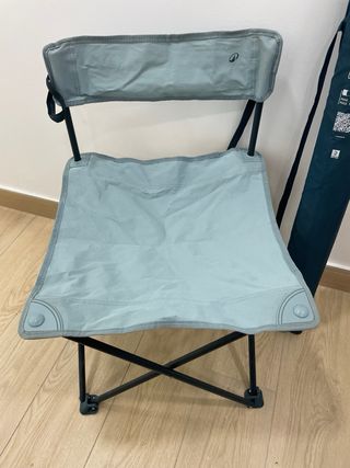 Silla plegable y sombrilla (kit)