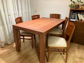 Mesa comedor extensible 140x90