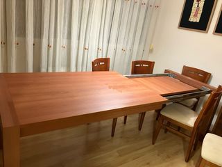 Mesa comedor extensible 140x90