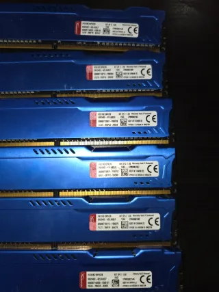 Lote Memorias RAM DDR3 G.Skill y Kingston