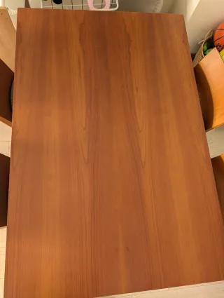 Mesa comedor extensible madera 135x90cm