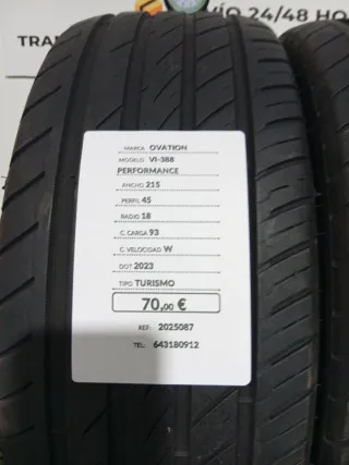 215 45 18 93W OVATION VI-388 PERFORMANCE