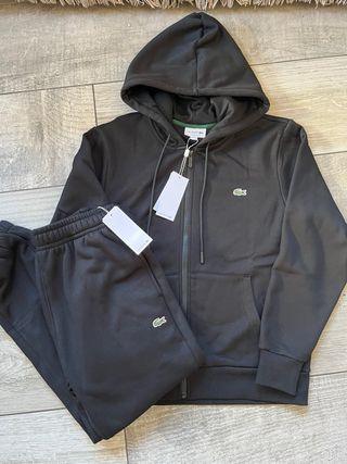 Chándal Lacoste Negro Talla M