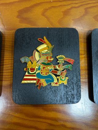 Placa Decorativa Estilo Azteca