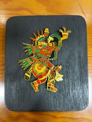 Placa Decorativa Estilo Azteca
