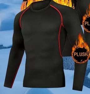 Conjunto Térmico Negro para Hombre