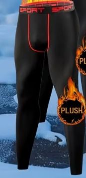 Conjunto Térmico Negro para Hombre