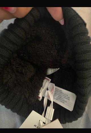 Gorro Tommy Hilfiger Negro con Logo