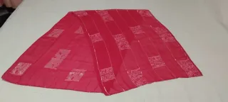 Chal largo semitransparente fucsia