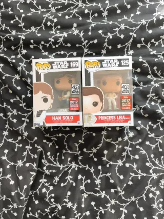 Funko Pop Star Wars Han Solo y Leia 2017