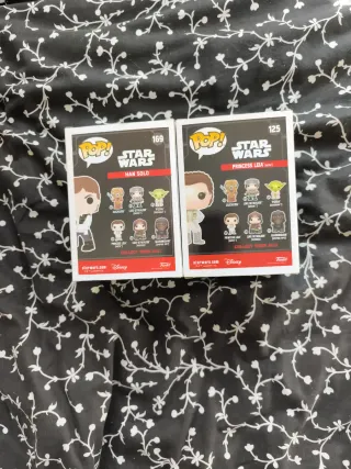 Funko Pop Star Wars Han Solo y Leia 2017