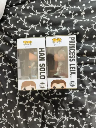 Funko Pop Star Wars Han Solo y Leia 2017