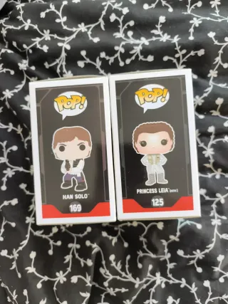Funko Pop Star Wars Han Solo y Leia 2017