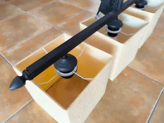 Lámpara de techo colgante 3 luces