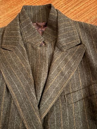 Giacca Brunello Cucinelli grigia gessata