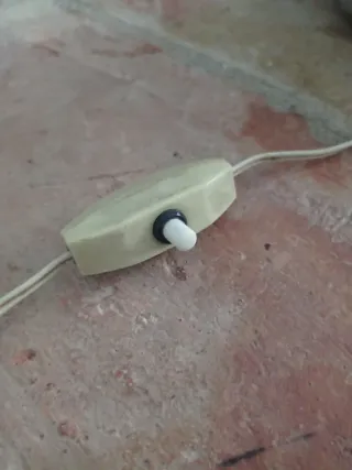 Lámpara de mesa vintage esfera cristal