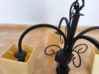 Lámpara de techo colgante 5 brazos