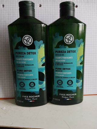 2x Yves Rocher Pureza Detox Shampoo